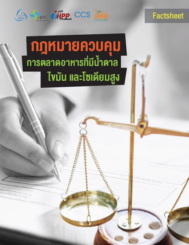 กฎหมายควบคุมการตลาดอาหารที่มีน้ำตาล ไขมัน และโซเดียมสูง